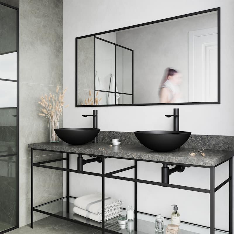 VIGO Gotham 12" H Single Handle Single Hole Bathroom Vessel Faucet