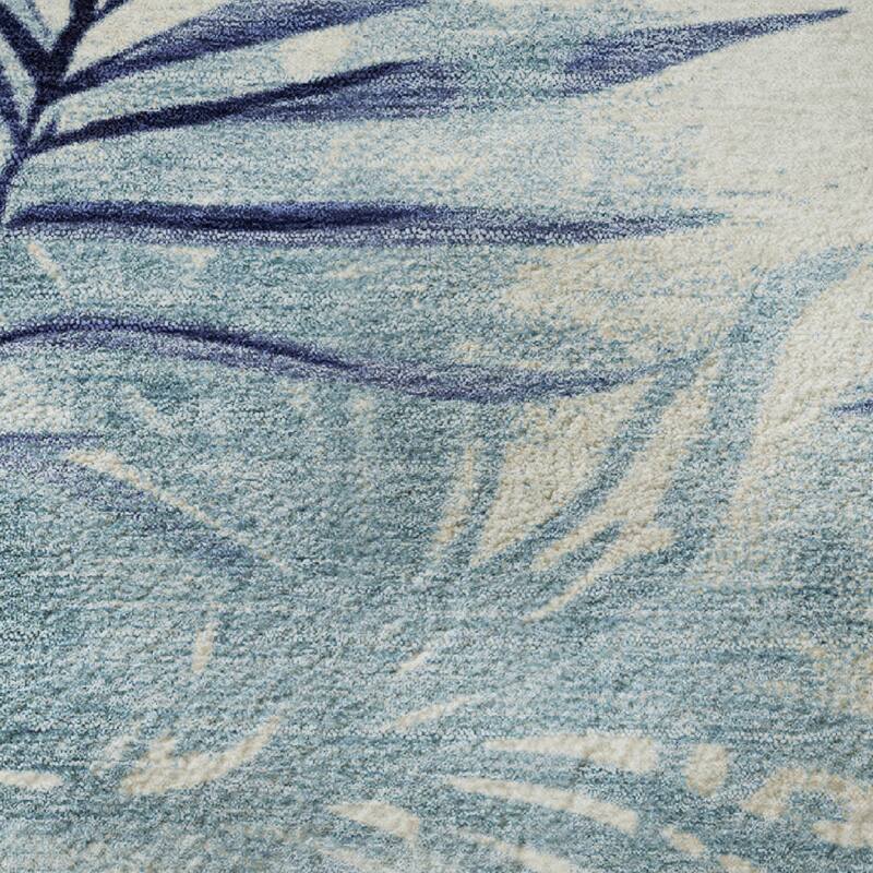 Premium Washable Super Soft Tropical Floral Mayfield Rug