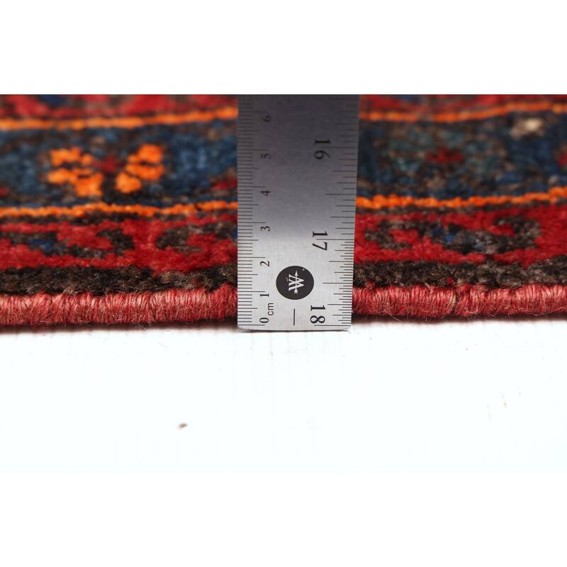 ECARPETGALLERY Hand-knotted Anatolian Vintage Red Wool Rug - 3'10 x 15'0