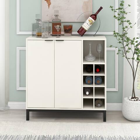 Sideboards and Buffets With Storage Coffee Bar Cabinet Wine Racks Storage