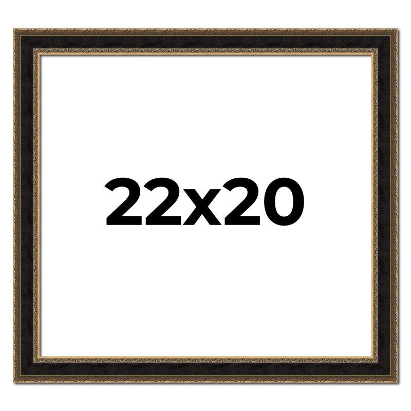 22x20 Frame Gold Antique Vintage Sold Wood Picture Frame | 1.75 Inch
