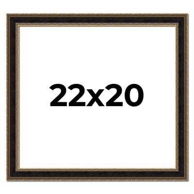 22x20 Frame Gold Antique Vintage Sold Wood Picture Frame | 1.75 Inch