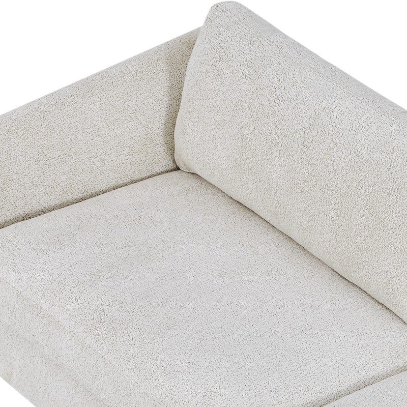 Christopher Knight Home - Hartly Modern Chenille Upholstered 3-Seater Sofa with Solid Wood Legs