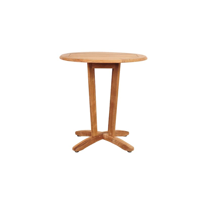 Amazonia Teak and Aluminum 3pc Outdoor Patio Bistro Set