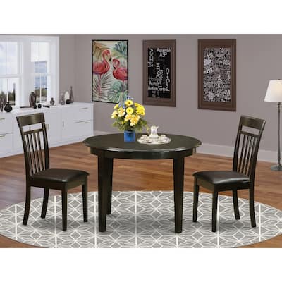 Kitchen Dining Table Set 5 Piece Wood Table & Chairs Modern Dinette Set