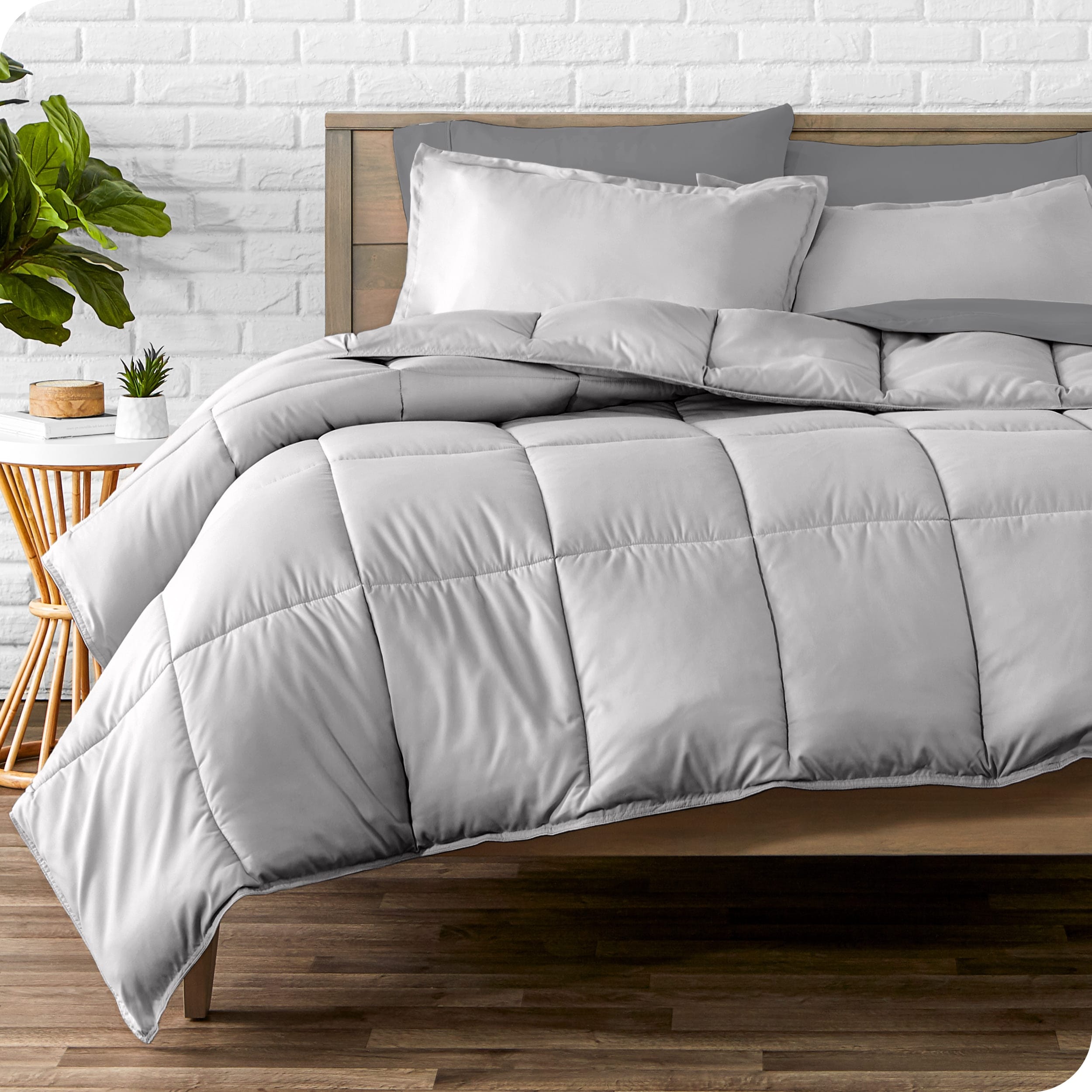 Bare Home Bed-in-a-Bag Down Alternative Comforter & Sheet Set