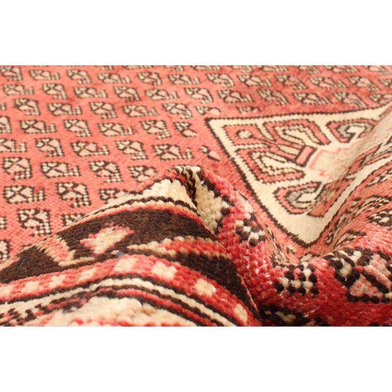 ECARPETGALLERY Hand-knotted Andelz Red Wool Rug - 3'11 x 6'8