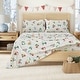 preview thumbnail 37 of 56, Linery & Co. Christmas Turkish Cotton Double-Brushed Flannel Bed Sheet Set Full - Christmas Toy Trucks