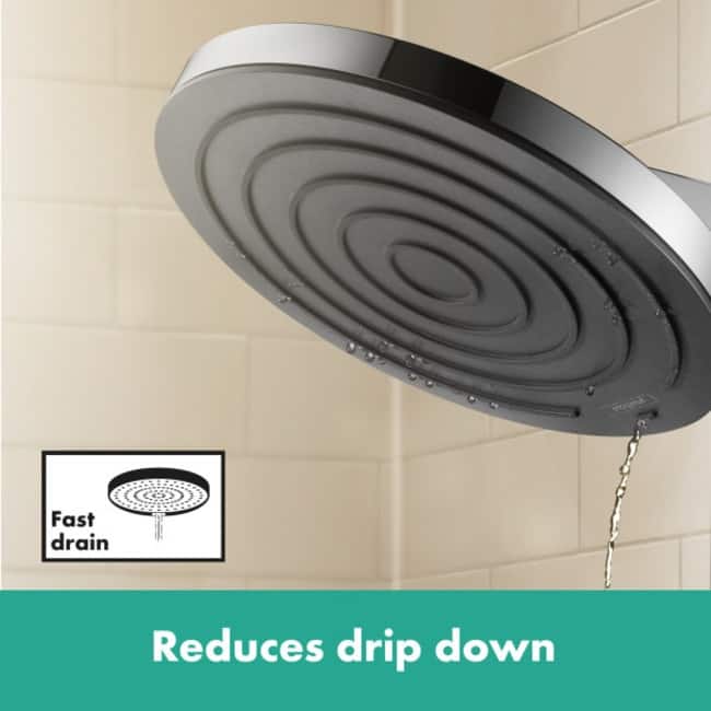 Hansgrohe 24142 Pulsify S 1.75 GPM Single Function Rain Shower Head
