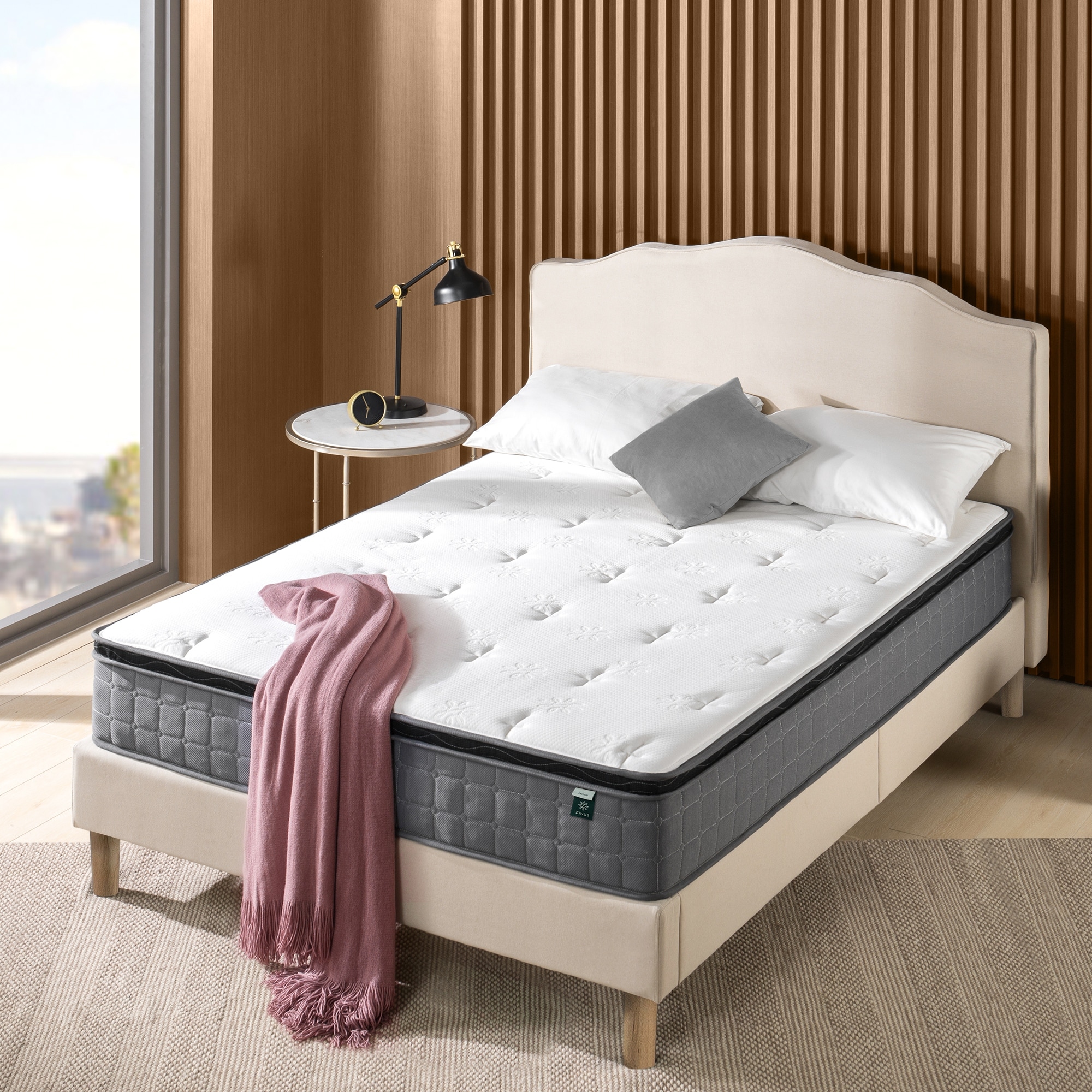 Shop Priage By Zinus 10 Cool Touch Comfort Gel Infused Hybrid Mattress On Sale Overstock 31864352 King