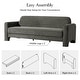 preview thumbnail 39 of 39, HULALA HOME Isai Modern Curved Velvet Sofa