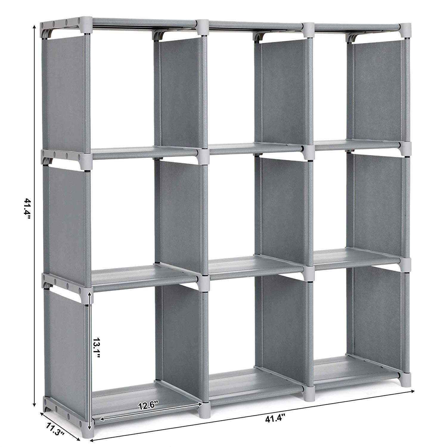 Shop Kanstar 9 Cube Diy Cube Storage Shelves Open Bookshelf Closet