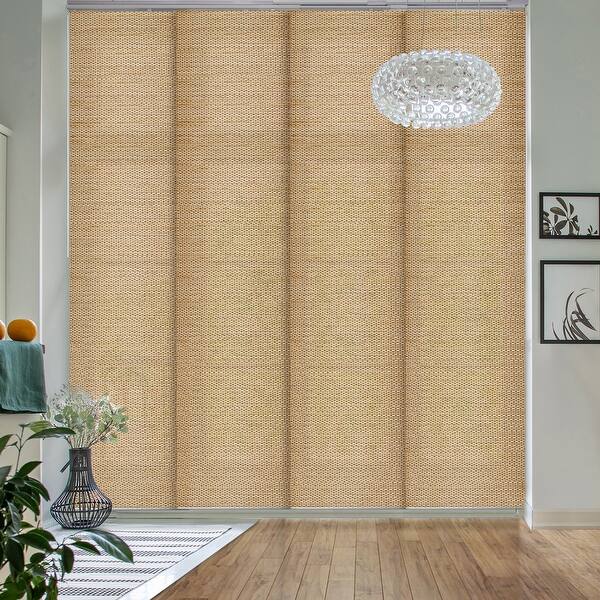 Godear Design Natural Woven Adjustable Sliding Panel 45 8 86 W X 96 L Overstock 28372983
