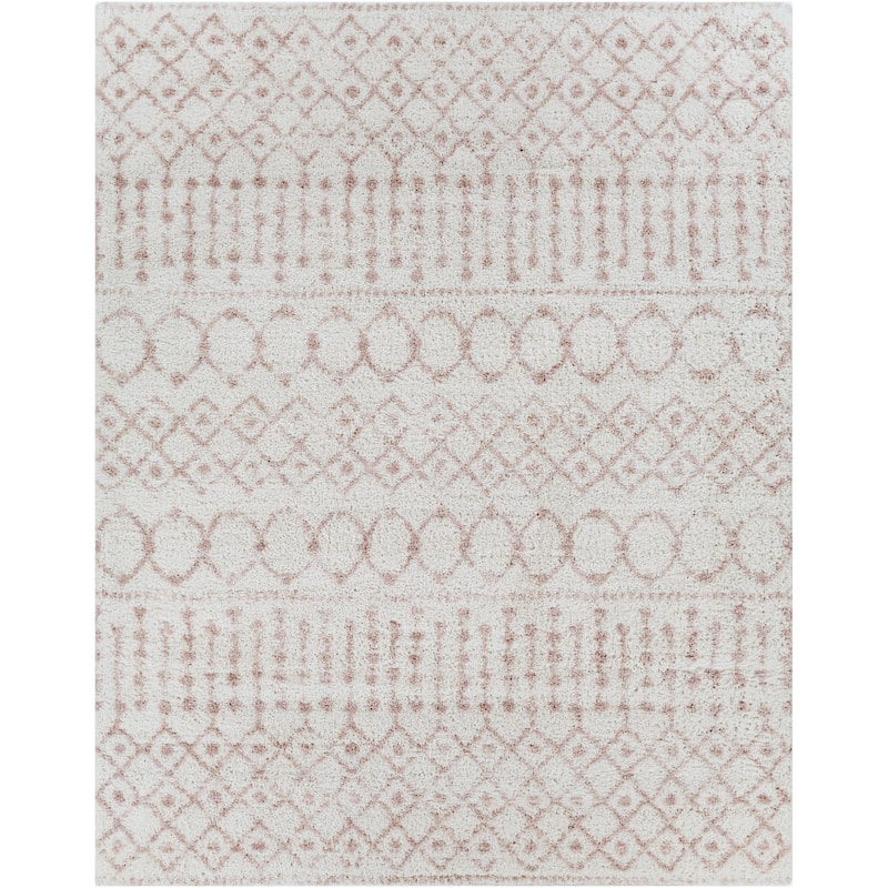 Livabliss Aliyah Shag Moroccan Tribal Area Rug
