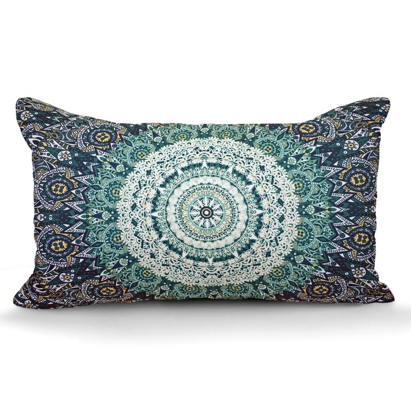 Premium Indoor/Outdoor Throw Pillows with Inserts for Patio Furniture, Chairs, and Indoor Décor |18''X18'' | 12''X20''