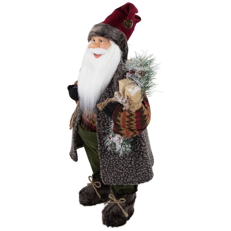 24" Country Rustic Santa Claus Christmas Figure
