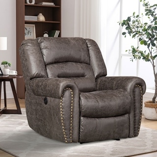 Homall Faux Leather Power Lift Recliner Chair with Massage and Heat - On  Sale - Bed Bath & Beyond - 33062933