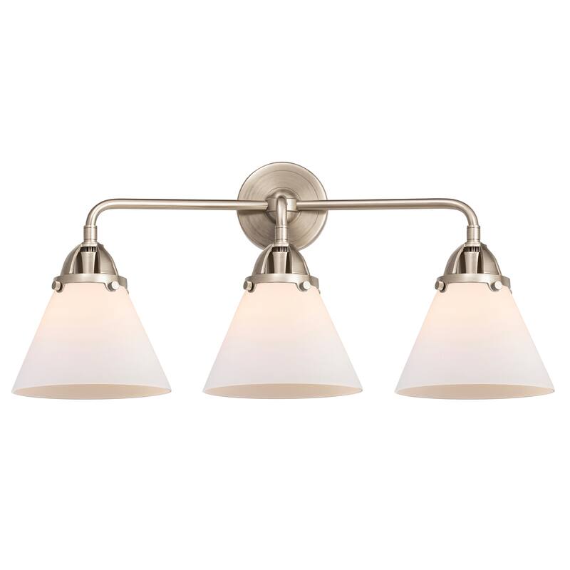 Innovations Lighting Nouveau 2 Cone - 3 Light 26" Bath Vanity Light