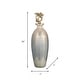 preview thumbnail 8 of 6, Sagebrook Home Glass and Aluminum Jar