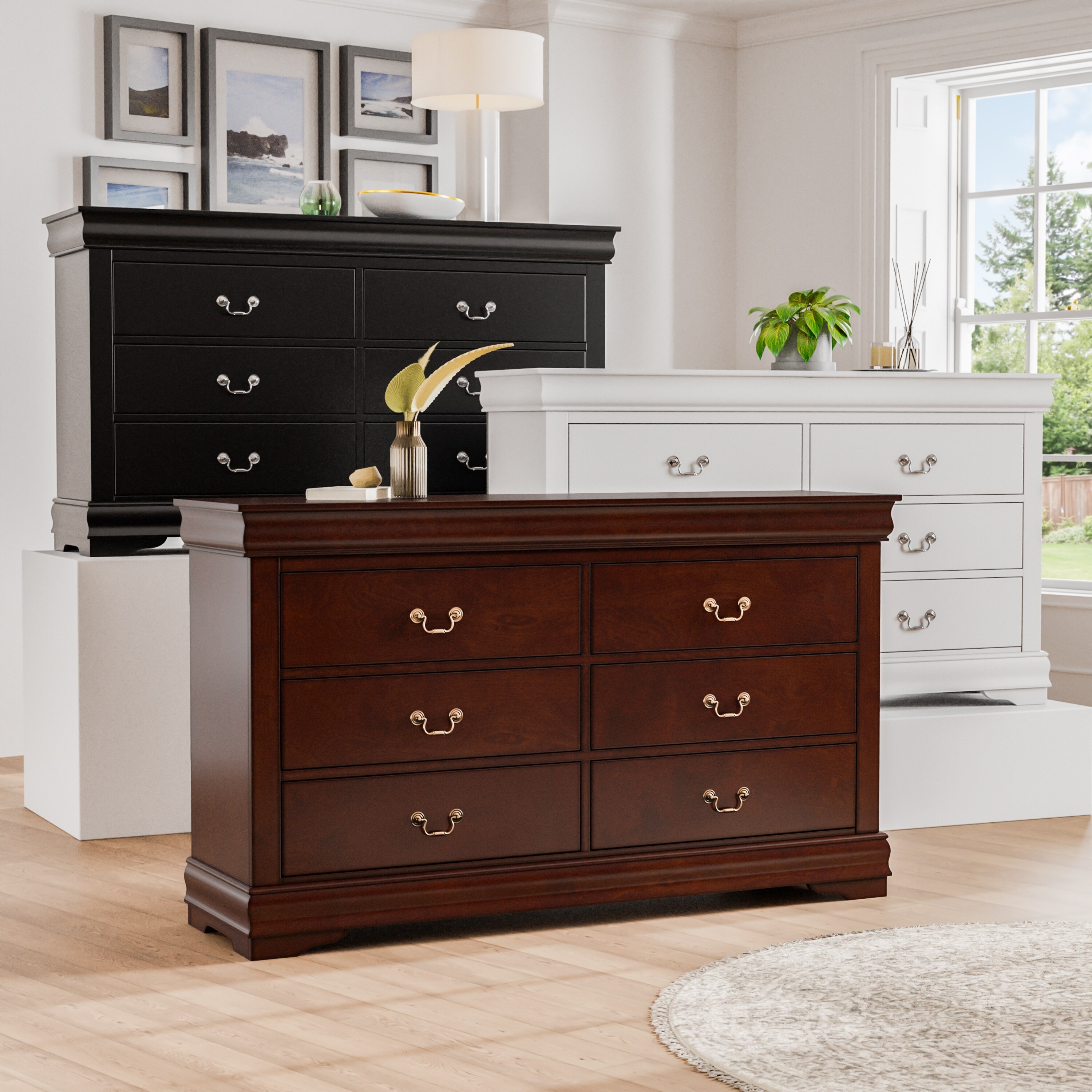 Ashlynn 6 sales drawer double dresser