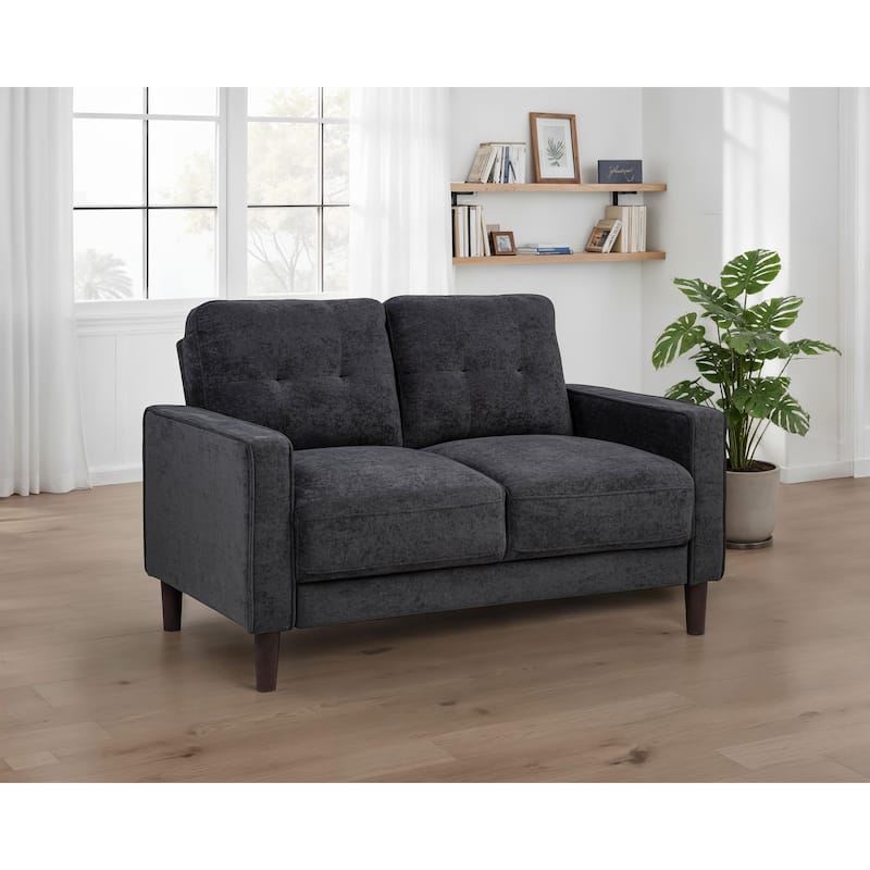Bowen II Fabric Upholstered Track Arm Loveseat