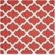 preview thumbnail 108 of 132, SAFAVIEH Handmade Cambridge Luisa Moroccan Trellis Wool Rug 6' Square - Rust/Ivory