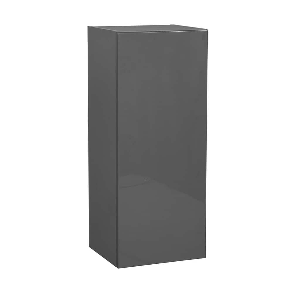 9" x 36" Wall Cabinet-Single Door-Grey - 9 x 36 x 12