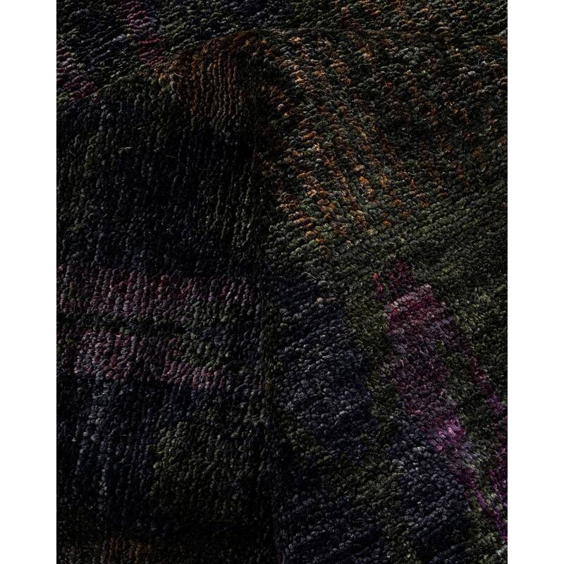 Overdyed, One-of-a-Kind Hand-Knotted Area Rug - Brown - 6' 0" x 9' 2"