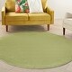 preview thumbnail 111 of 183, Nourison Essentials Solid Contemporary Indoor/ Outdoor Area Rug 6' Round - Green