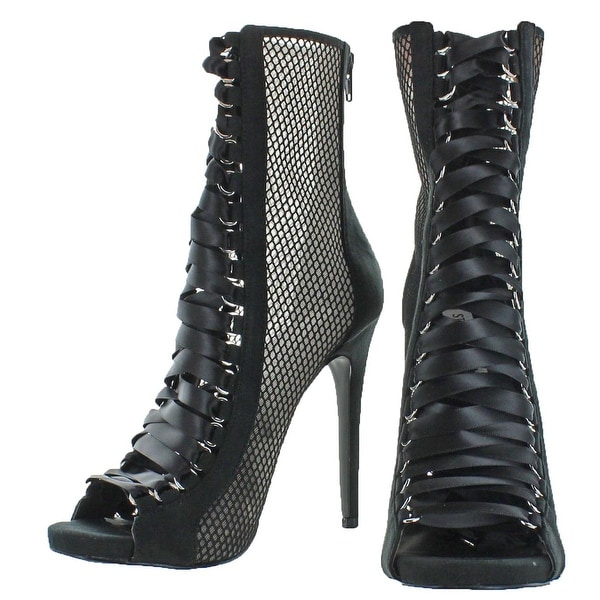 steve madden fuego lace up booties