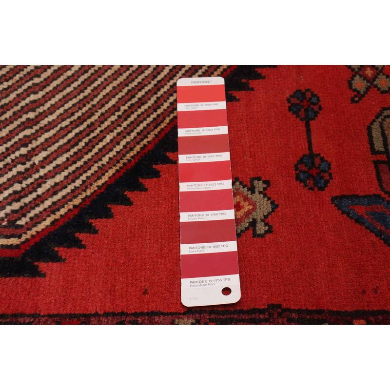 ECARPETGALLERY Hand-knotted Konya Anatolian Red Wool Rug - 3'11 x 13'5