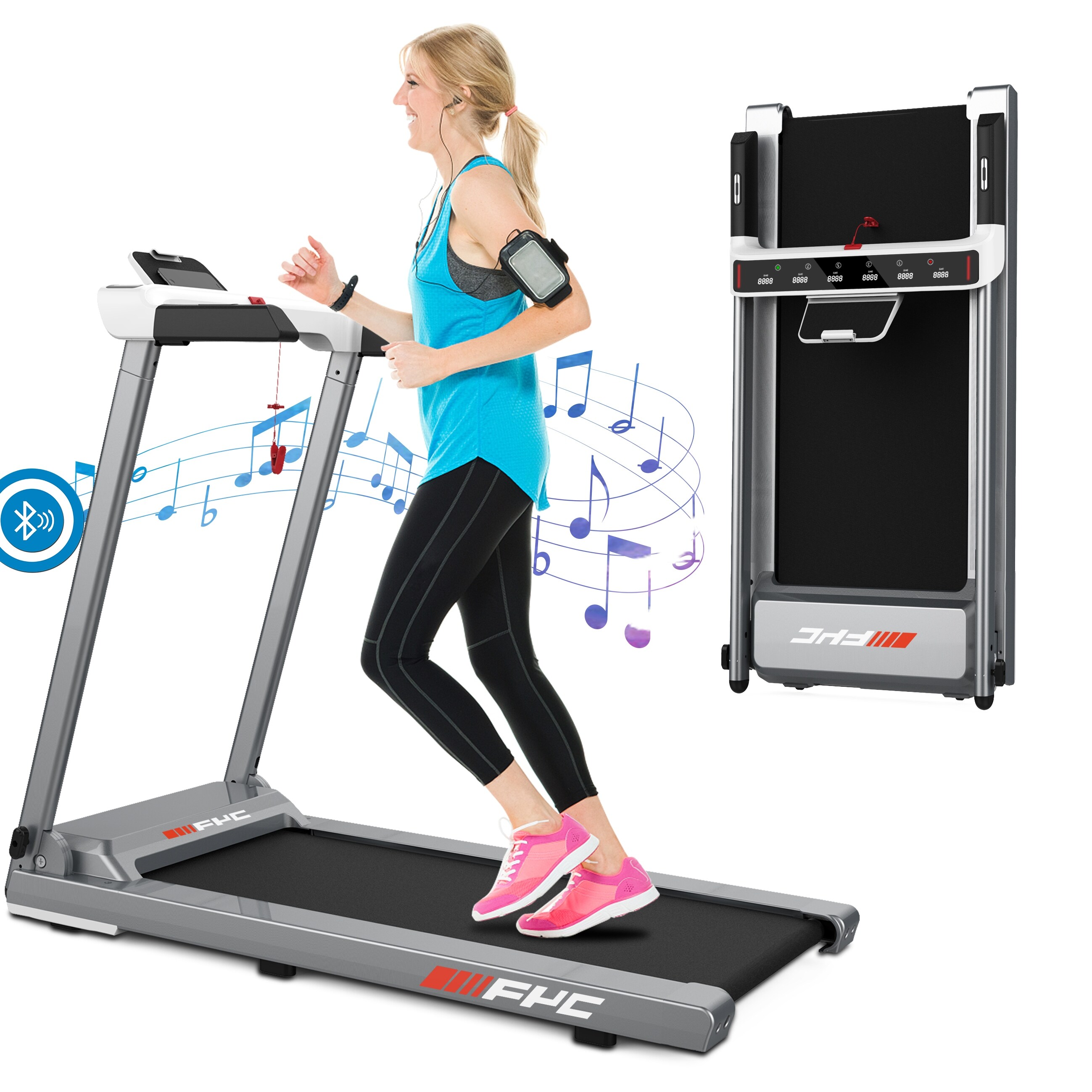 Folding Treadmill for Home Electric Treadmill No Installation Required Bed Bath Beyond 37027433