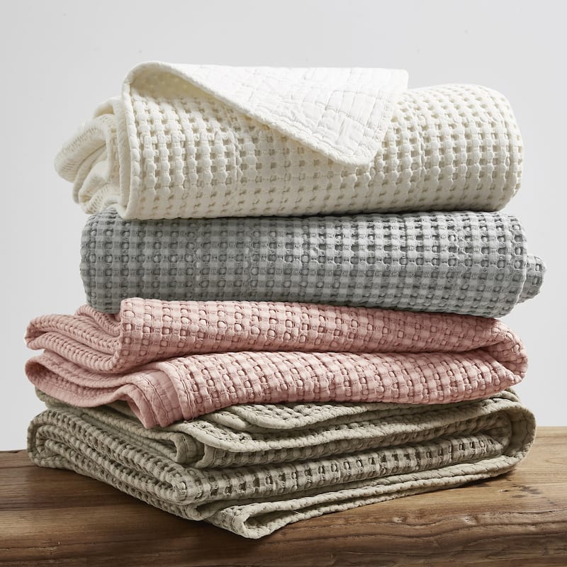 Mills Waffle Cream Full/Queen Quilt Set - Levtex Home