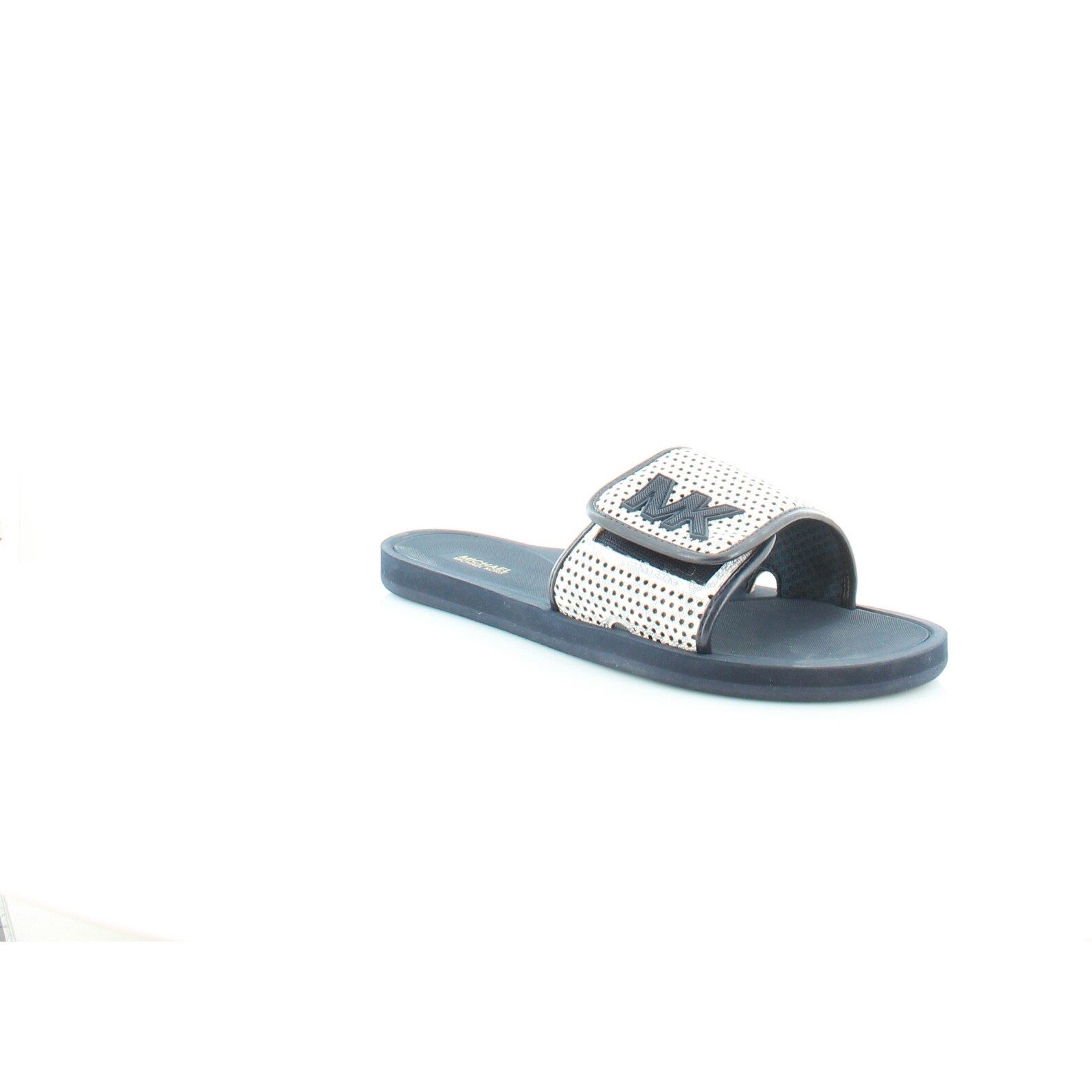 michael kors flip flops womens navy