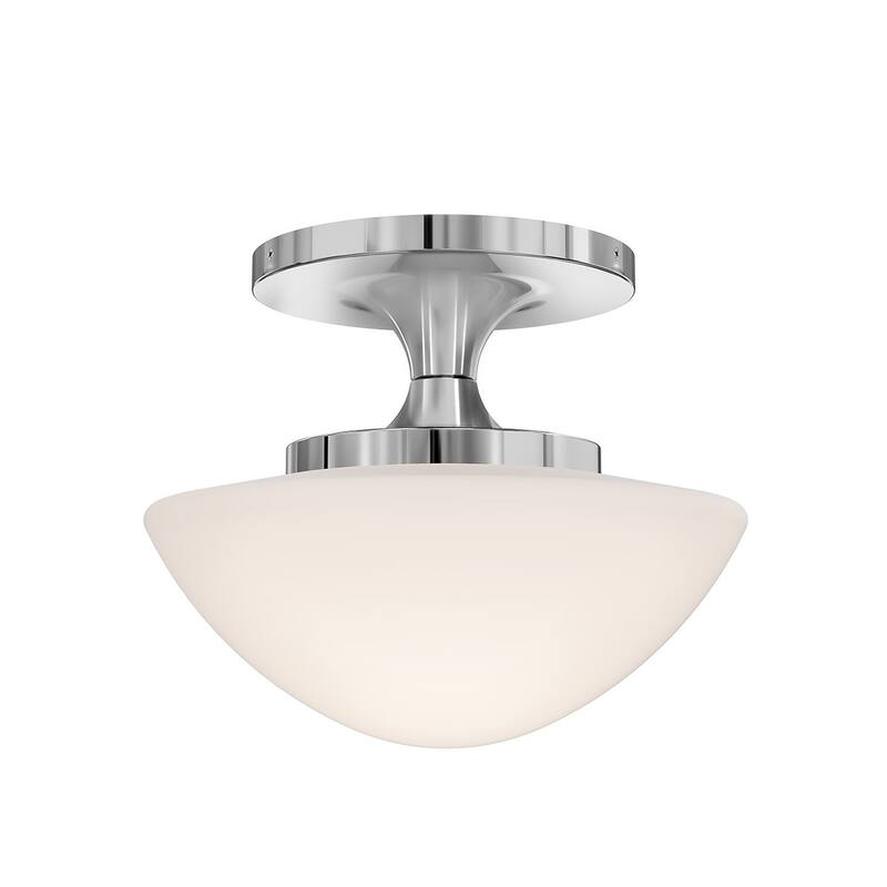 Hinkley Lighting 47813 Knox 12" Wide Semi-Flush Bowl Ceiling Fixture - Chrome