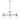 Designers Fountain 96538 Carson 3 Light 12" Wide Linear Chandelier