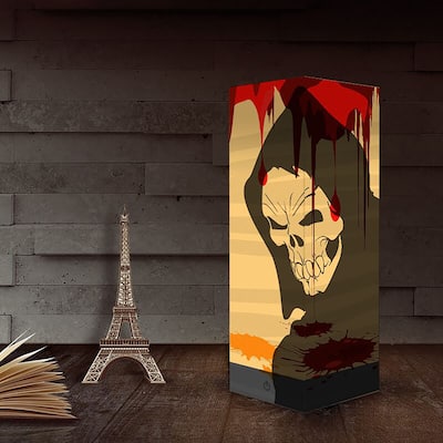 Smart Touch 3D Paper Lamp Halloween LED Light, Skull