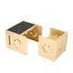 preview thumbnail 10 of 8, Natural Wood Poplar Montessori Table Set with Chalkboard & Adjustable Height - 16.7 x 11.8 x 15.2 in