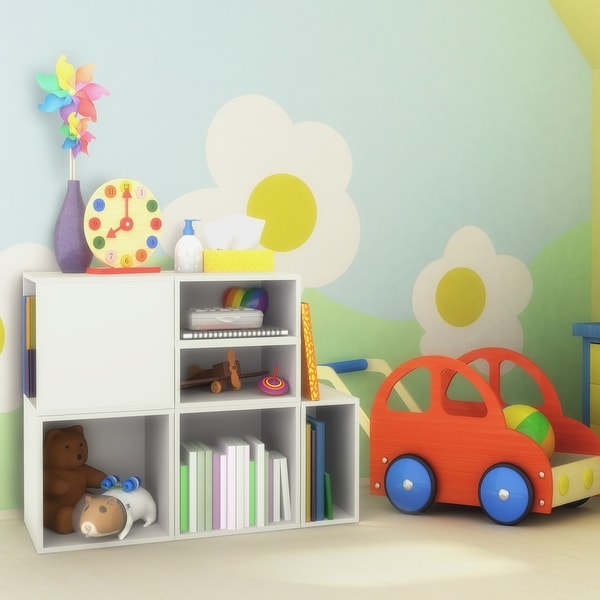 Niche Cubo Half Size Wood Stackable Storage Organizer Cube