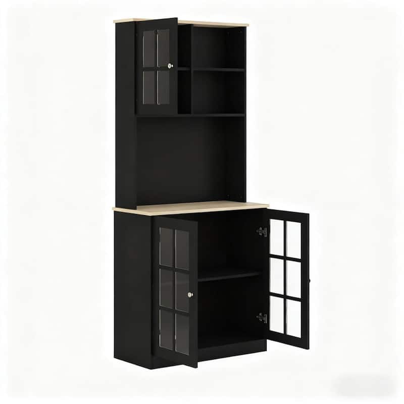 Freestanding Kitchen Pantry Storage Cabinet