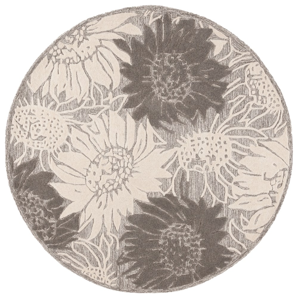 SAFAVIEH Handmade Jardin Yoann French Country Floral Wool Rug