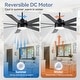 preview thumbnail 9 of 173, 42/48/52/56/62-IN LED Ceiling Fan with Light Kit and Remote(5/7-Blade)