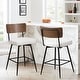 preview thumbnail 5 of 136, 26"/29" Faux Leather Swivel Counter/Bar Stools Set of 2/3