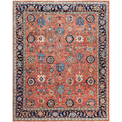 Serapi One-of-a-Kind Hand-Knotted Area Rug - Red - 8' 3" x 10' 2"