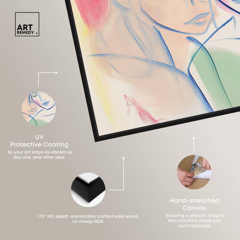 Brushstroke Bond Canvas by Art Remedy