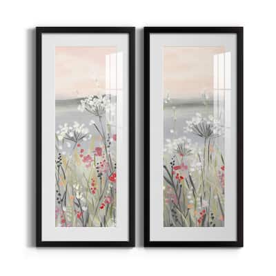 Blushing Wildflowers I-Premium Gallery Framed Print - Ready to Hang