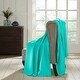 preview thumbnail 22 of 67, Superior Hanson Woven Cotton Textured Throw and Blanket Full/Queen - Turquoise
