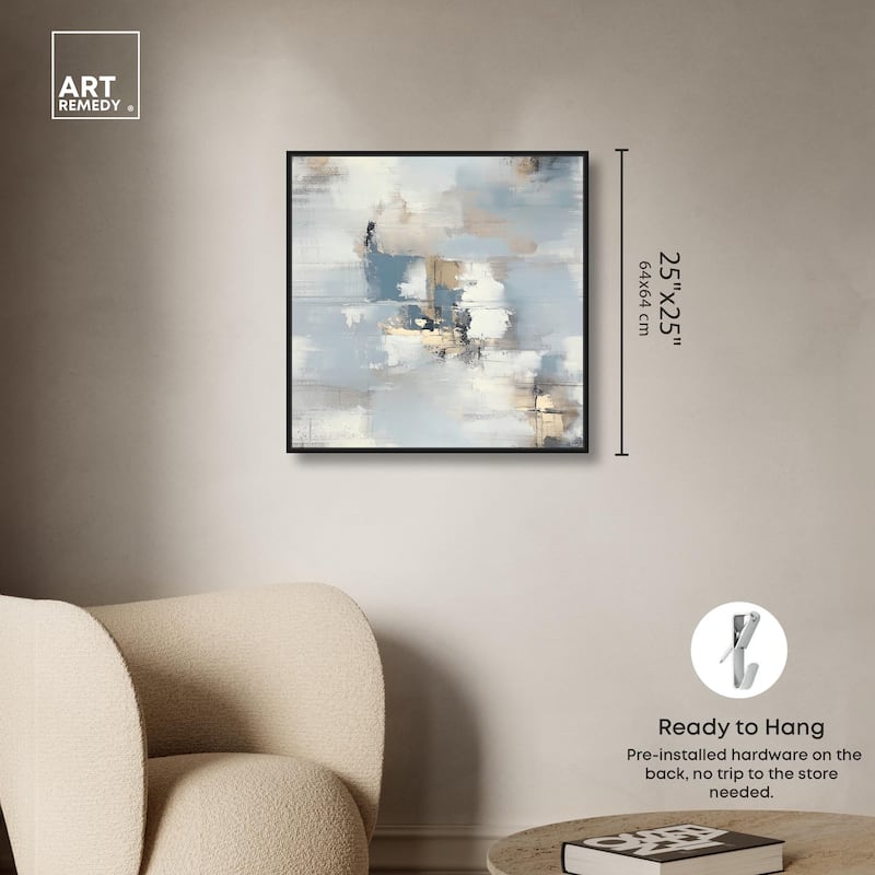 Morning Mist Over the Water Canvas by Art Remedy