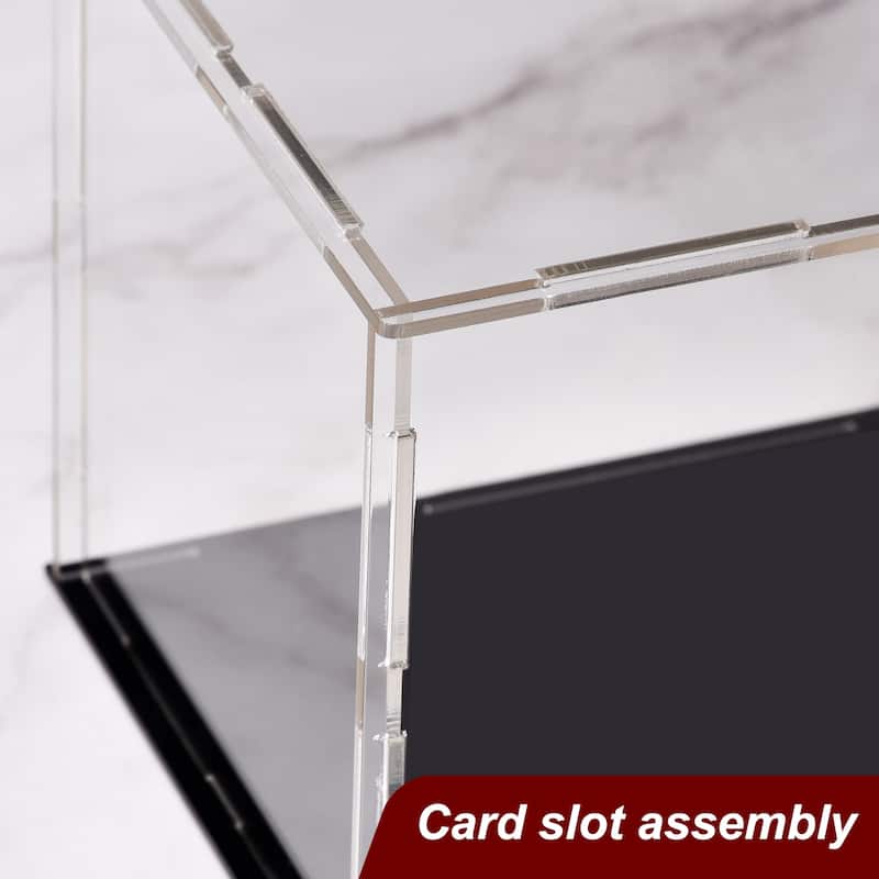 Acrylic Display Case Box Dustproof Showcase Cube Collectibles Show Box