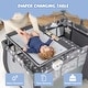 preview thumbnail 20 of 22, 3-in-1 Baby Playard with Bassinet, Changing Table Music Toy Included Carry Bag for Newborn to Toddler